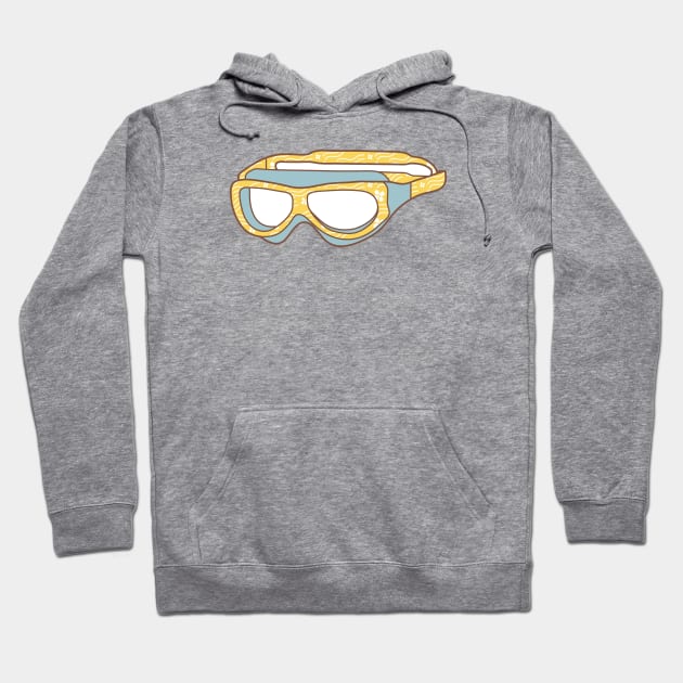 Swimming Goggles Hoodie by Wlaurence